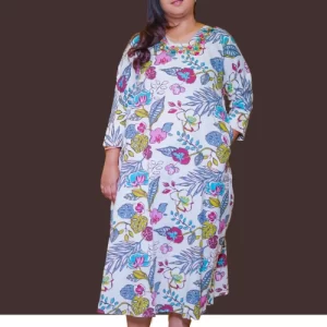 Women Cotton Printed One Piece