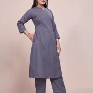 Women’s Cotton Gery Co-Ord Suits